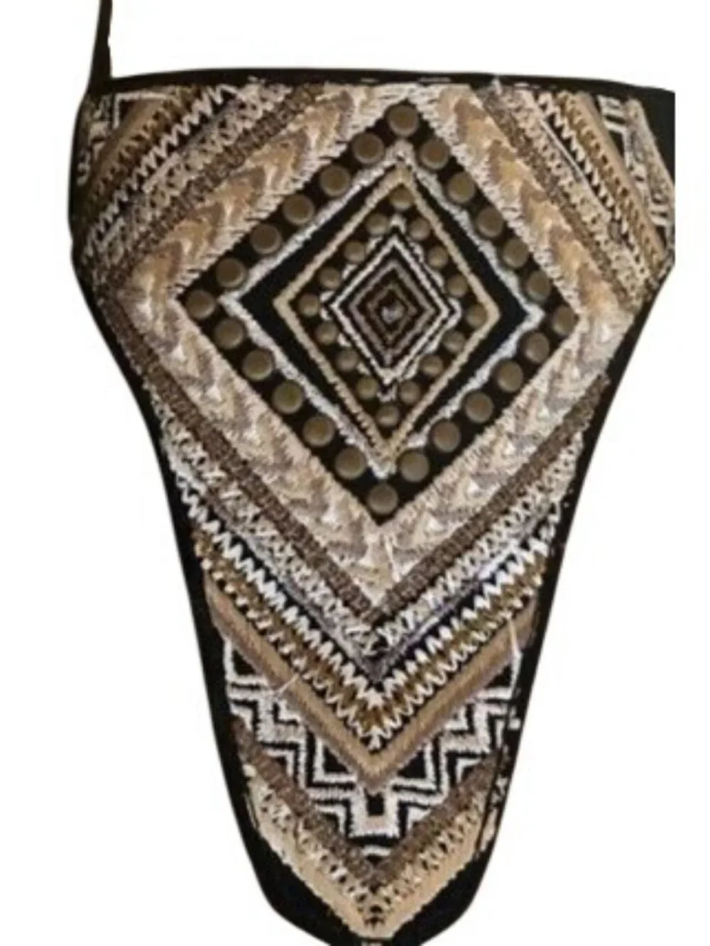 Sam Edelman Brita Flat Circus NY Ethnic Egyptian Embellished Embroidered Sandals - Picture 3 of 6